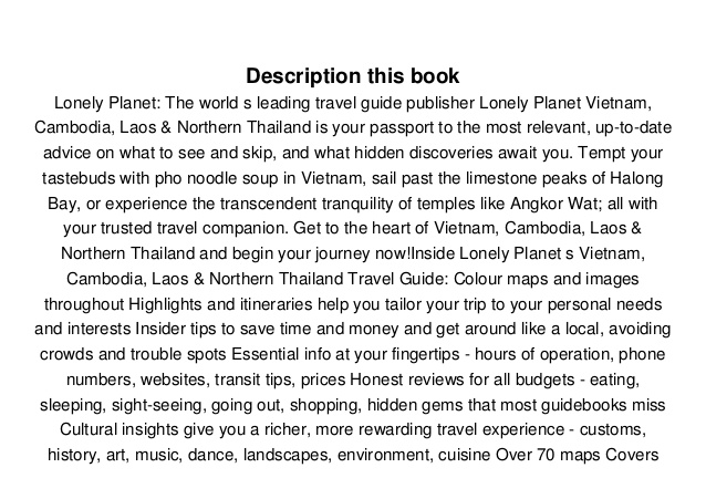 Lonely Planet Vietnam Pdf